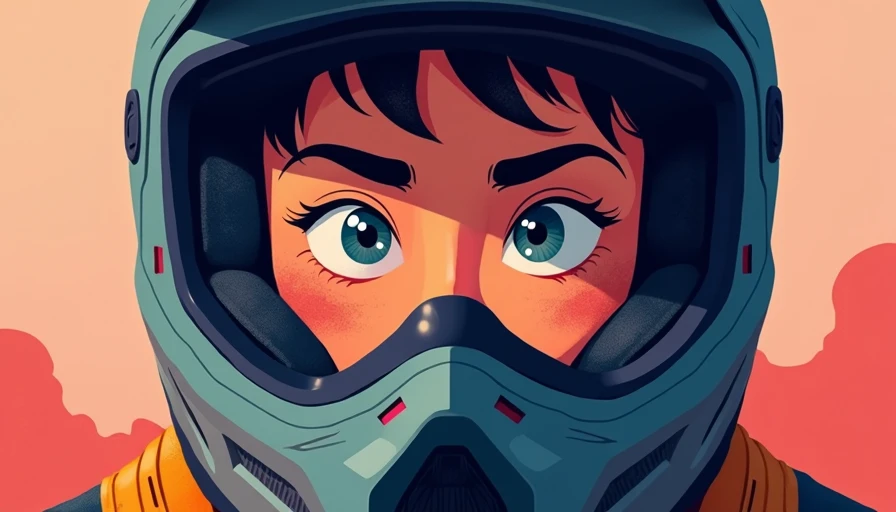 Illustration for electric dirt bike