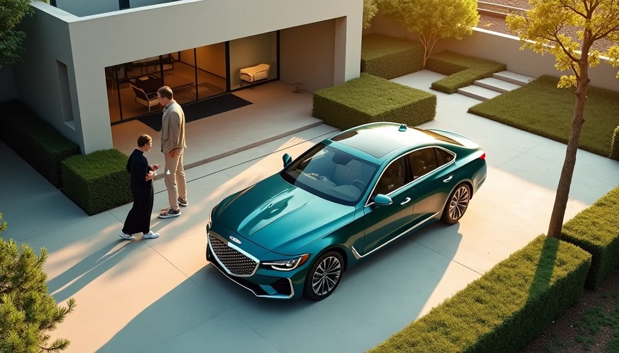 Illustration for 2026 genesis g80