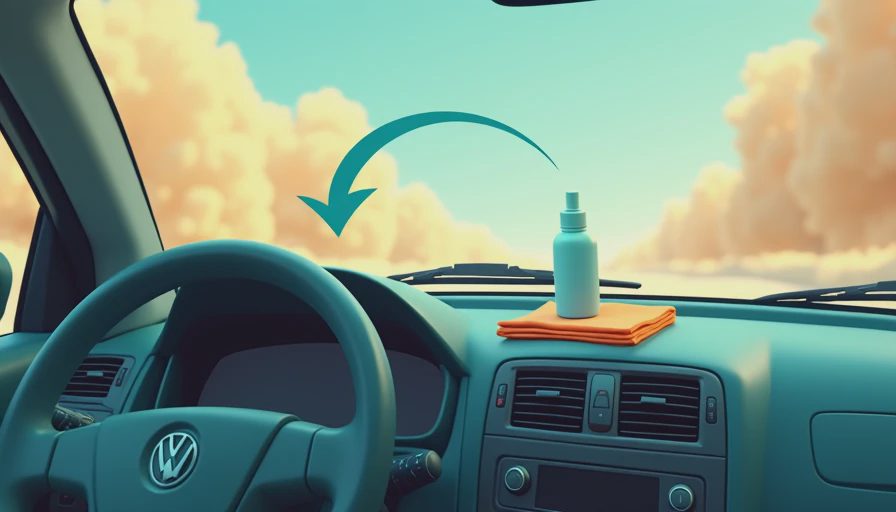 Visual context for how to stop car from fogging up